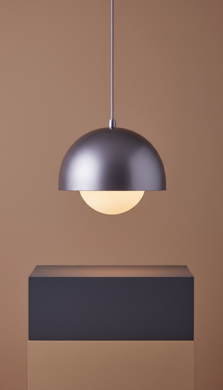 Platinum Lilac Pendant Light