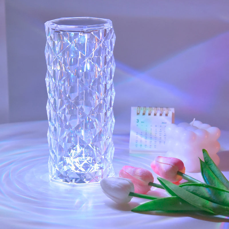 USB Rechargeable Crystal Diamond Lamp with Remote 16 Colors