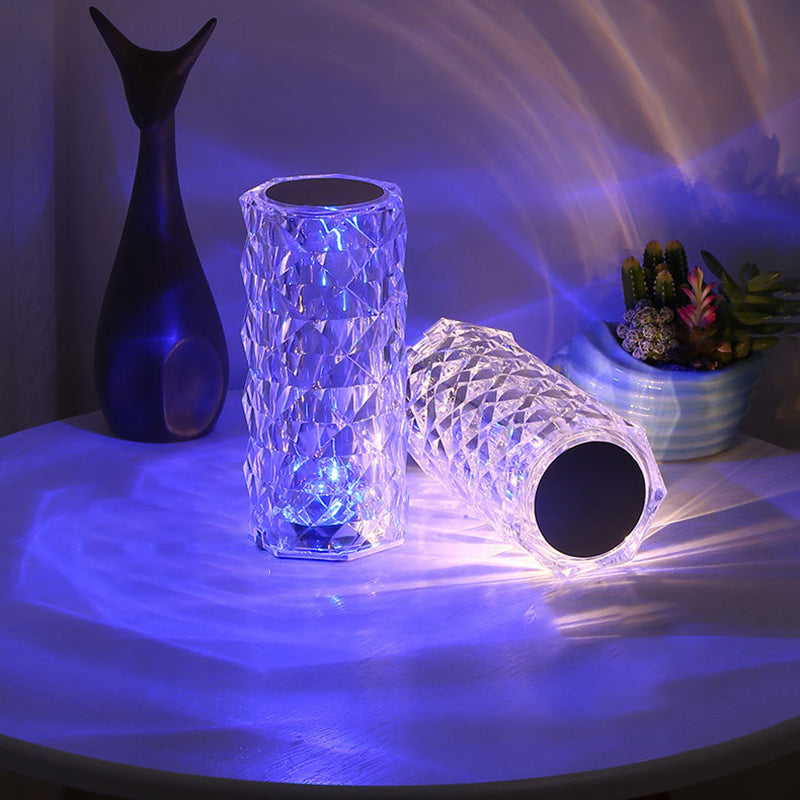 USB Rechargeable Crystal Diamond Lamp with Remote 16 Colors