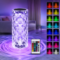 USB Rechargeable Crystal Diamond Lamp with Remote 16 Colors