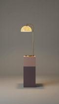 Citrine Arc Floor Lamp